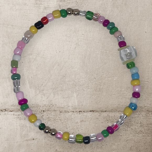 Sailing Over Blue Bracelet Set | Whimsical Pastel Handcrafted - Picture 4 of 5